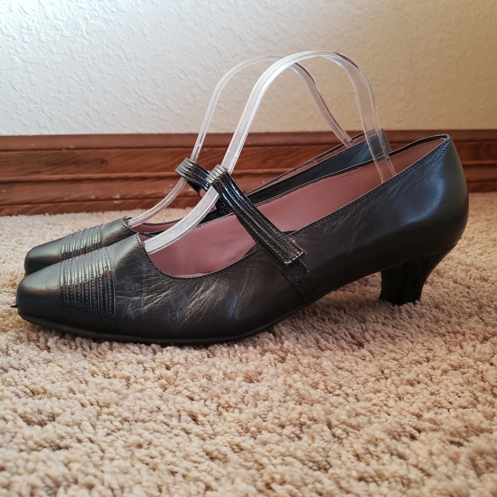 BeautiFeels Leather Heels Black 42